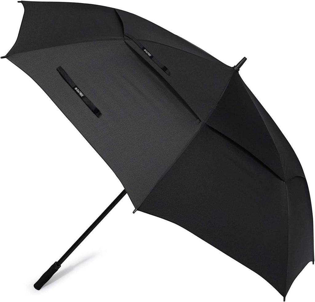 72 Inch Windproof Golf Umbrella Auto Open Double Canopy