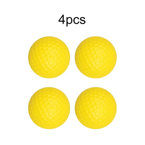 2~10pcs Golf Balls Yellow PU Foam Sponge Elastic Indoor Outdoor