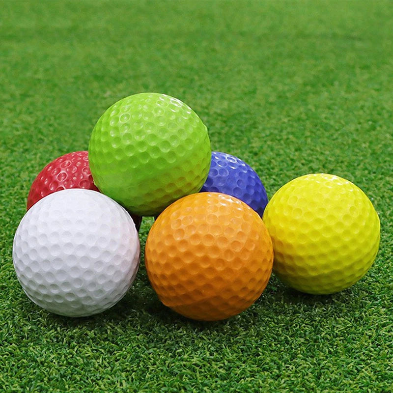 10pcs PU Foam Solid Sponge Soft Indoor Golf Practice Ball 4.2cm