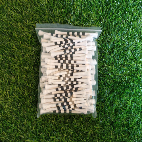 100pcs/bag professional bamboo golf Tee, the strength is 5 times that