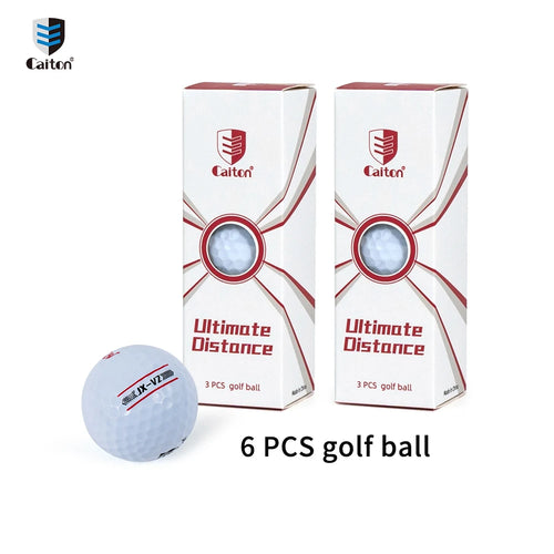 Caiton 3/6/12Pcs Long Distance Golf Balls Dual Core Aerodynamic Stable