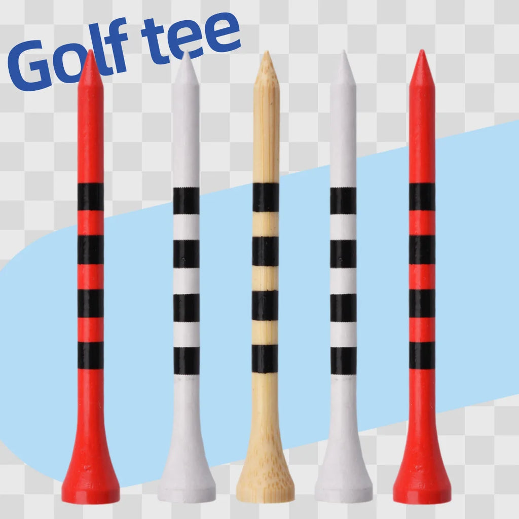 100pcs/bag professional bamboo golf Tee, the strength is 5 times that