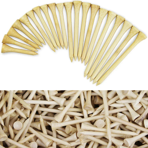 100 Count Golf Tees Bamboo Tee Golf Balls Holder 4 Sizes Available