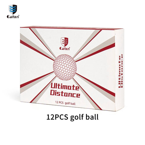 Caiton 3/6/12Pcs Long Distance Golf Balls Dual Core Aerodynamic Stable
