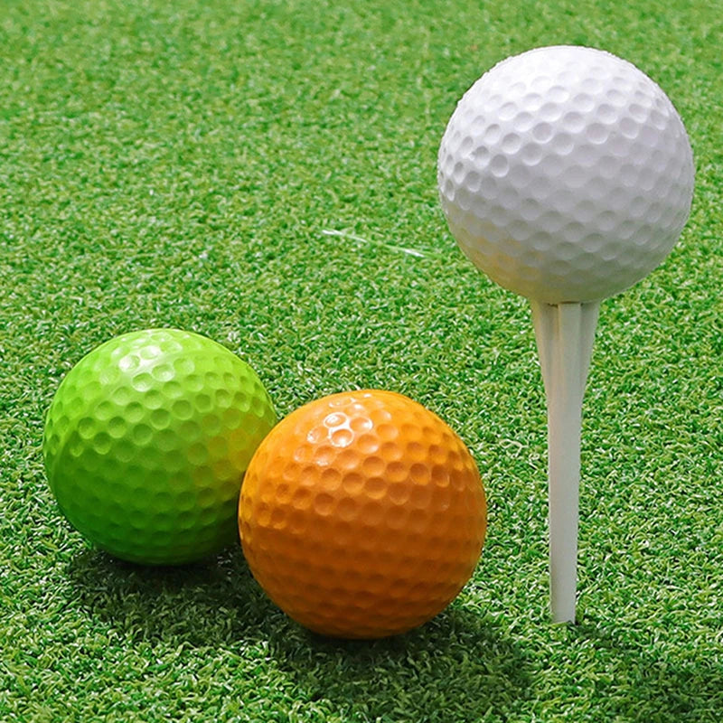 10pcs PU Foam Solid Sponge Soft Indoor Golf Practice Ball 4.2cm
