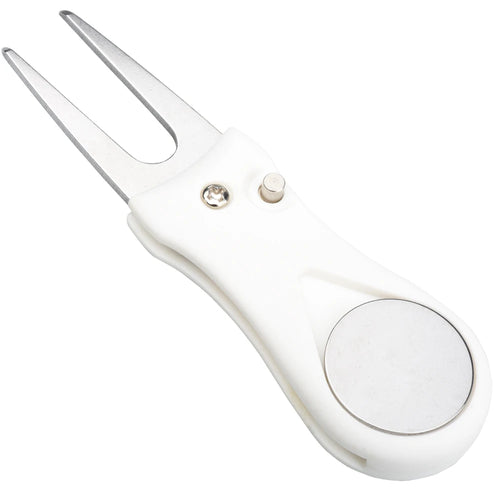 1PC Golf Divot Repair Tool With Ball Marker Pitch Mark Fork Golf