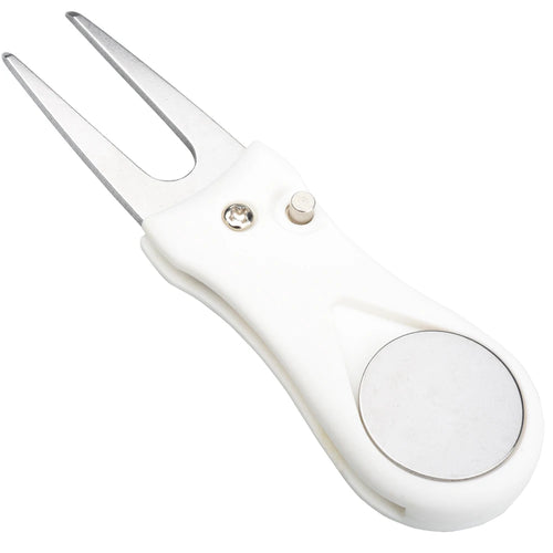 1PC Golf Divot Repair Tool With Ball Marker Pitch Mark Fork Golf