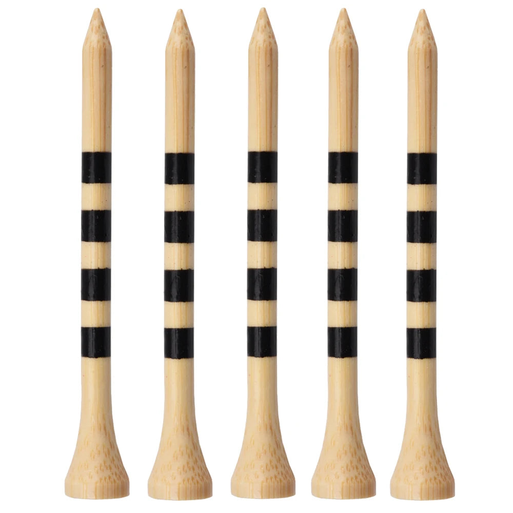 100pcs/bag professional bamboo golf Tee, the strength is 5 times that