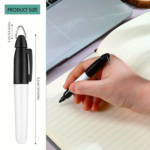 5/10 Pcs Mini Permanent Markers, Golf Ball Marker Pen With Keychain