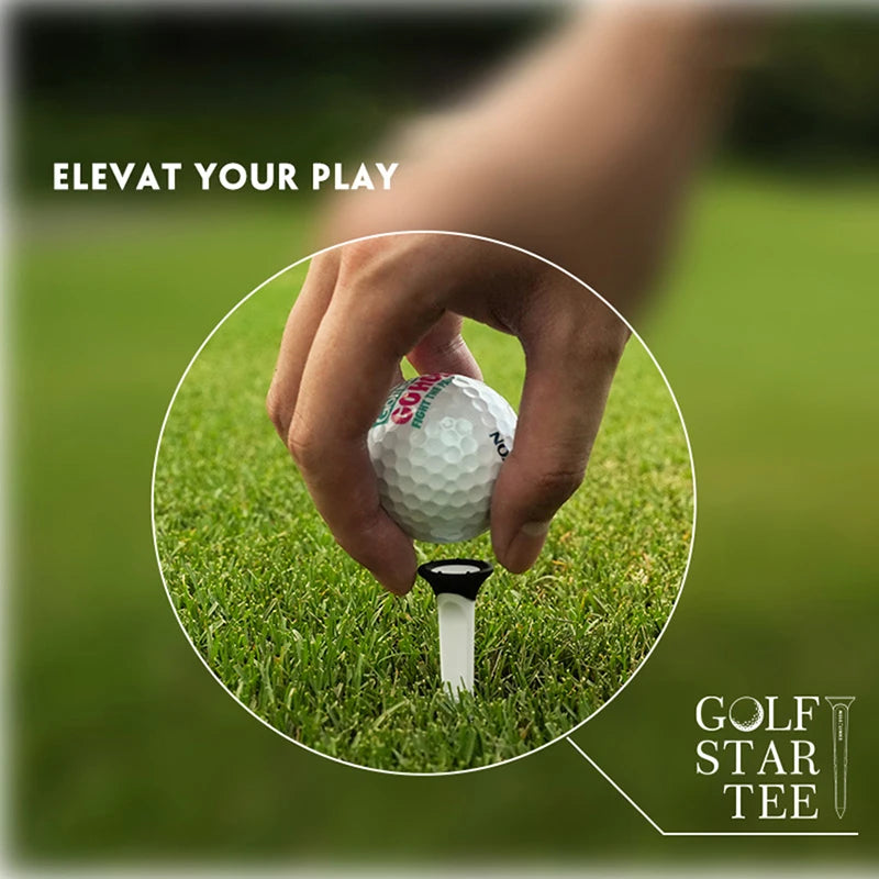 12pcs/box Golf Scale Tees Durable Plastic Golf Tees Designed to