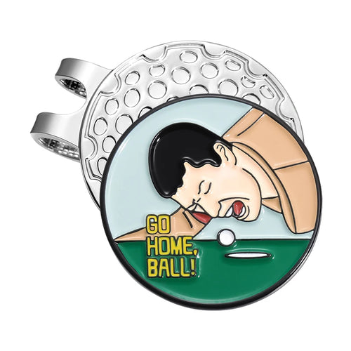 Bogey Ball King Creative Golf Hat Clips Magnetic Golf Ball Marker Cap