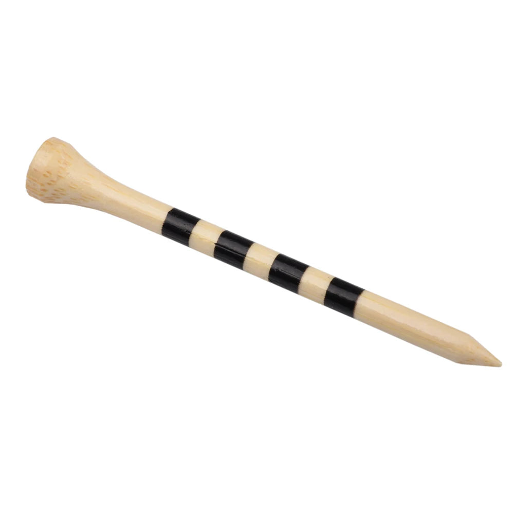 100pcs/bag professional bamboo golf Tee, the strength is 5 times that