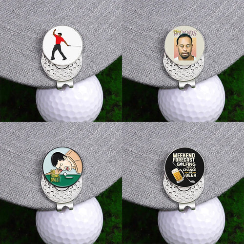 Bogey Ball King Creative Golf Hat Clips Magnetic Golf Ball Marker Cap