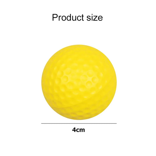 2~10pcs Golf Balls Yellow PU Foam Sponge Elastic Indoor Outdoor