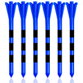 Golf Tees Plastic Unbreakable 5 Prongs Head Tee with Stripe Markers