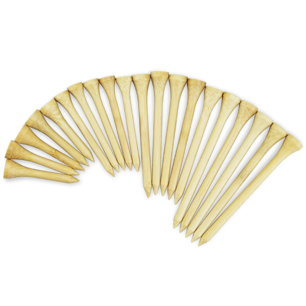 100 Count Golf Tees Bamboo Tee Golf Balls Holder 4 Sizes Available