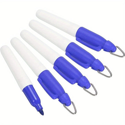 5/10 Pcs Mini Permanent Markers, Golf Ball Marker Pen With Keychain