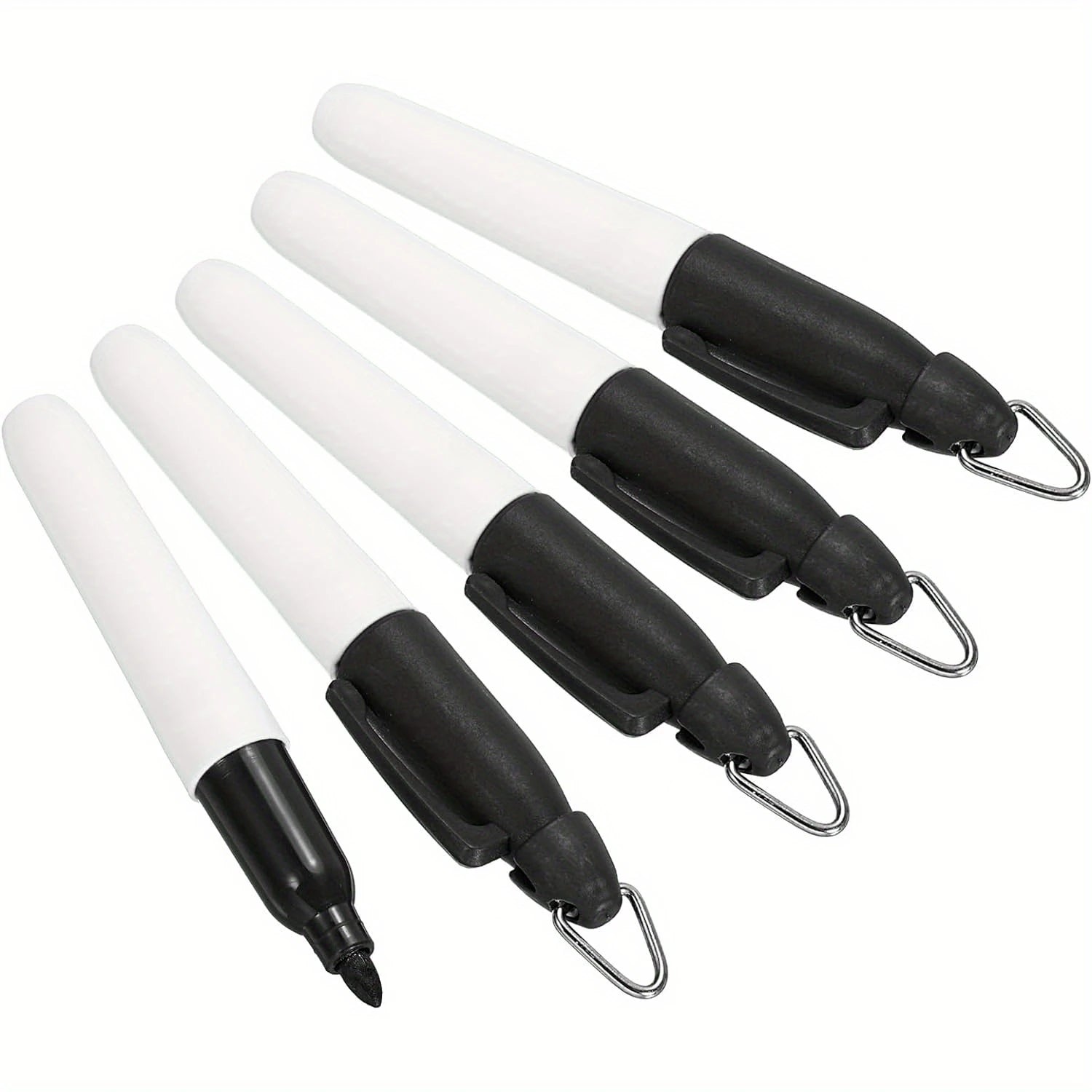 5/10 Pcs Mini Permanent Markers, Golf Ball Marker Pen With Keychain