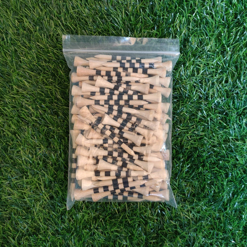 100pcs/bag professional bamboo golf Tee, the strength is 5 times that