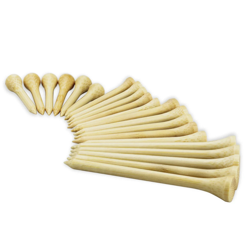 100 Count Golf Tees Bamboo Tee Golf Balls Holder 4 Sizes Available