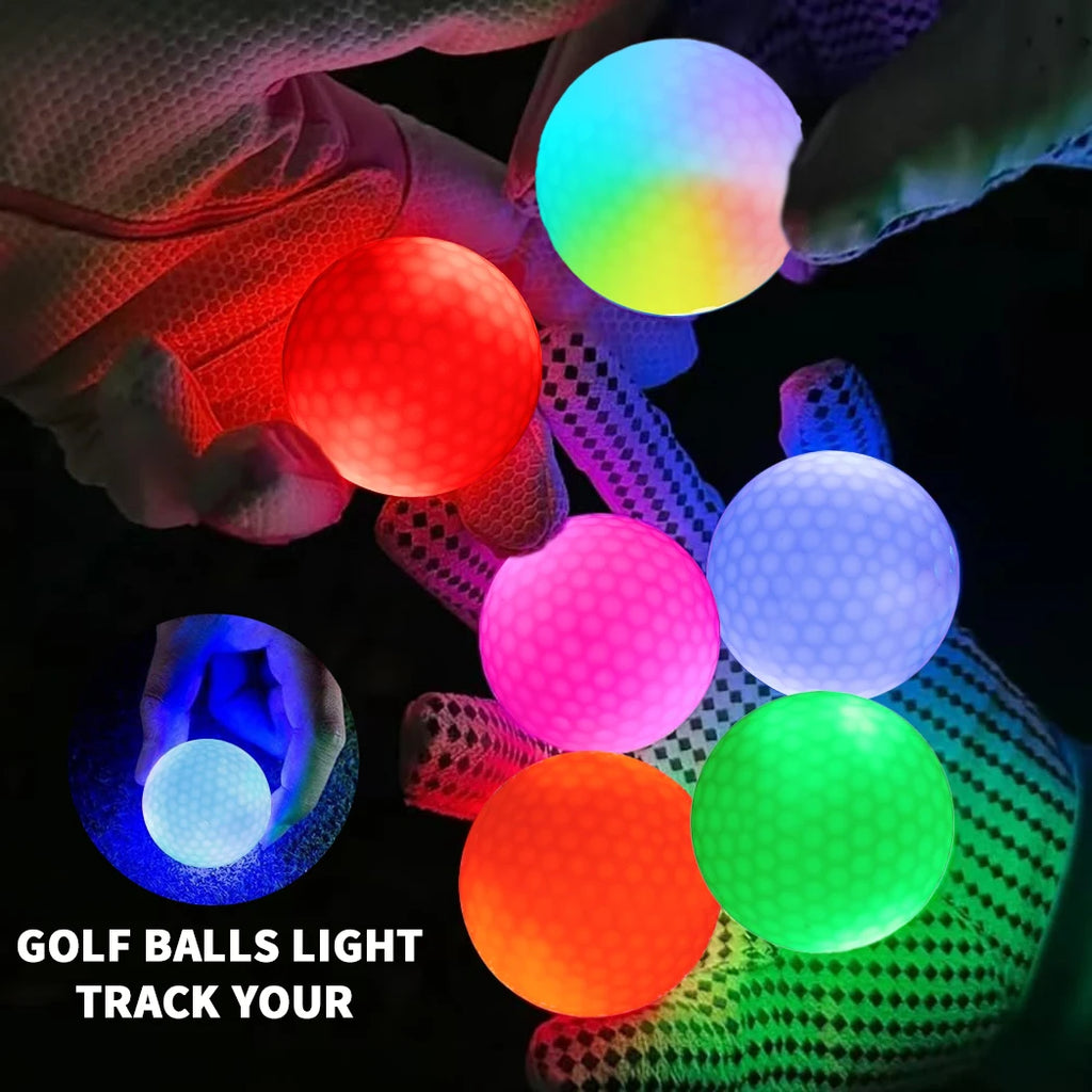Caiton Night Glow Golf Balls – Set of 6 High-Visibility,