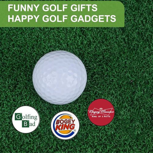 3 counts Premium Golf Ball Marker with a Standard Magnetic Hat Clip,
