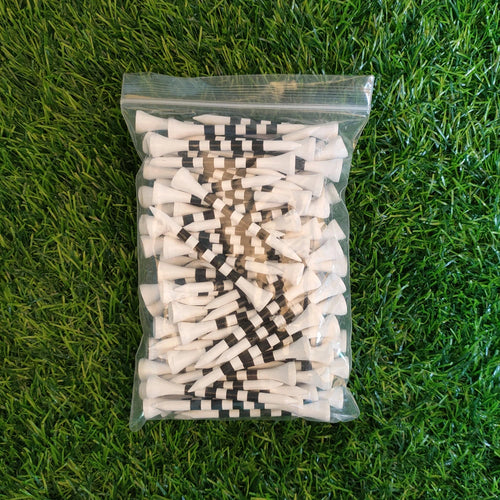 100pcs/bag professional bamboo golf Tee, the strength is 5 times that