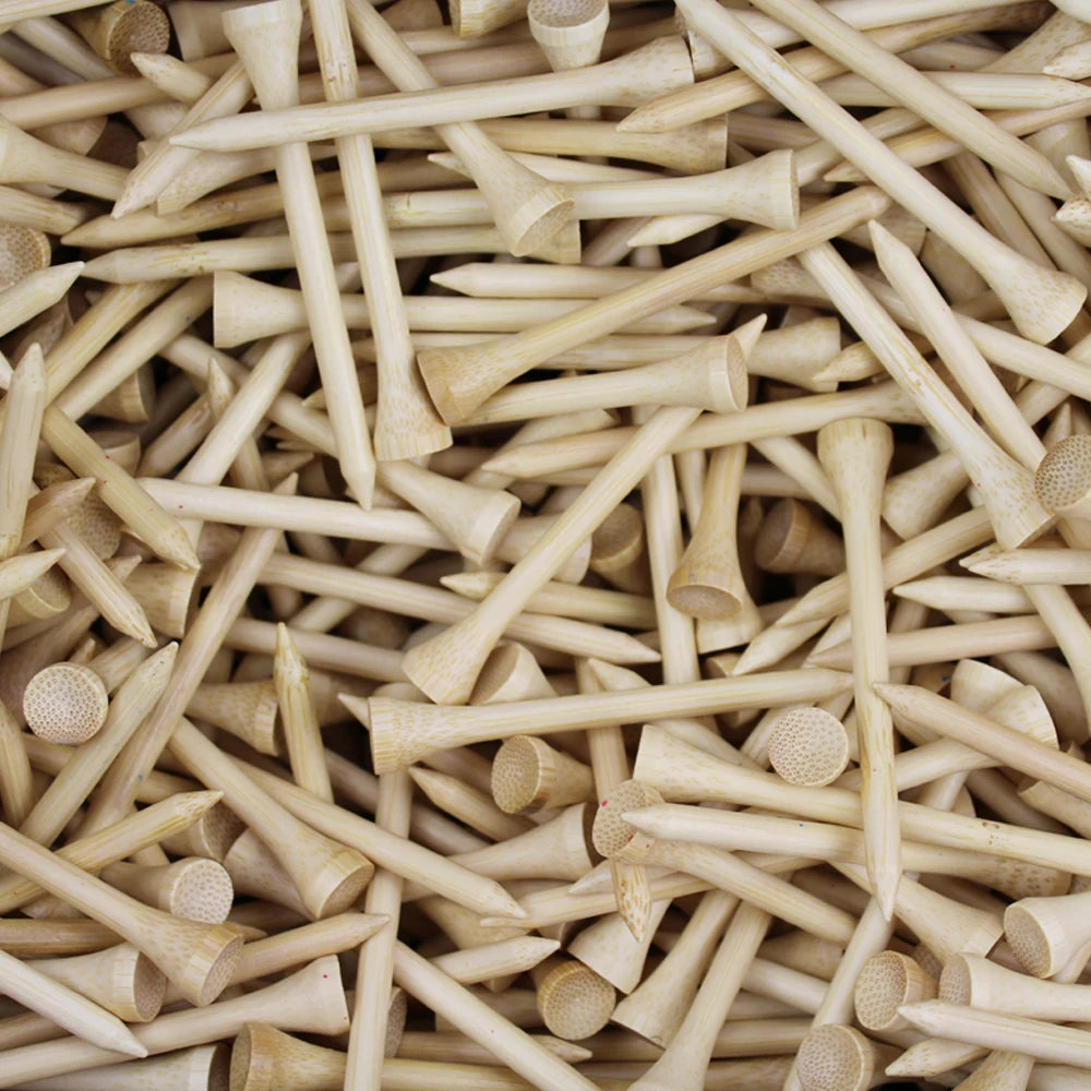 100 Count Golf Tees Bamboo Tee Golf Balls Holder 4 Sizes Available