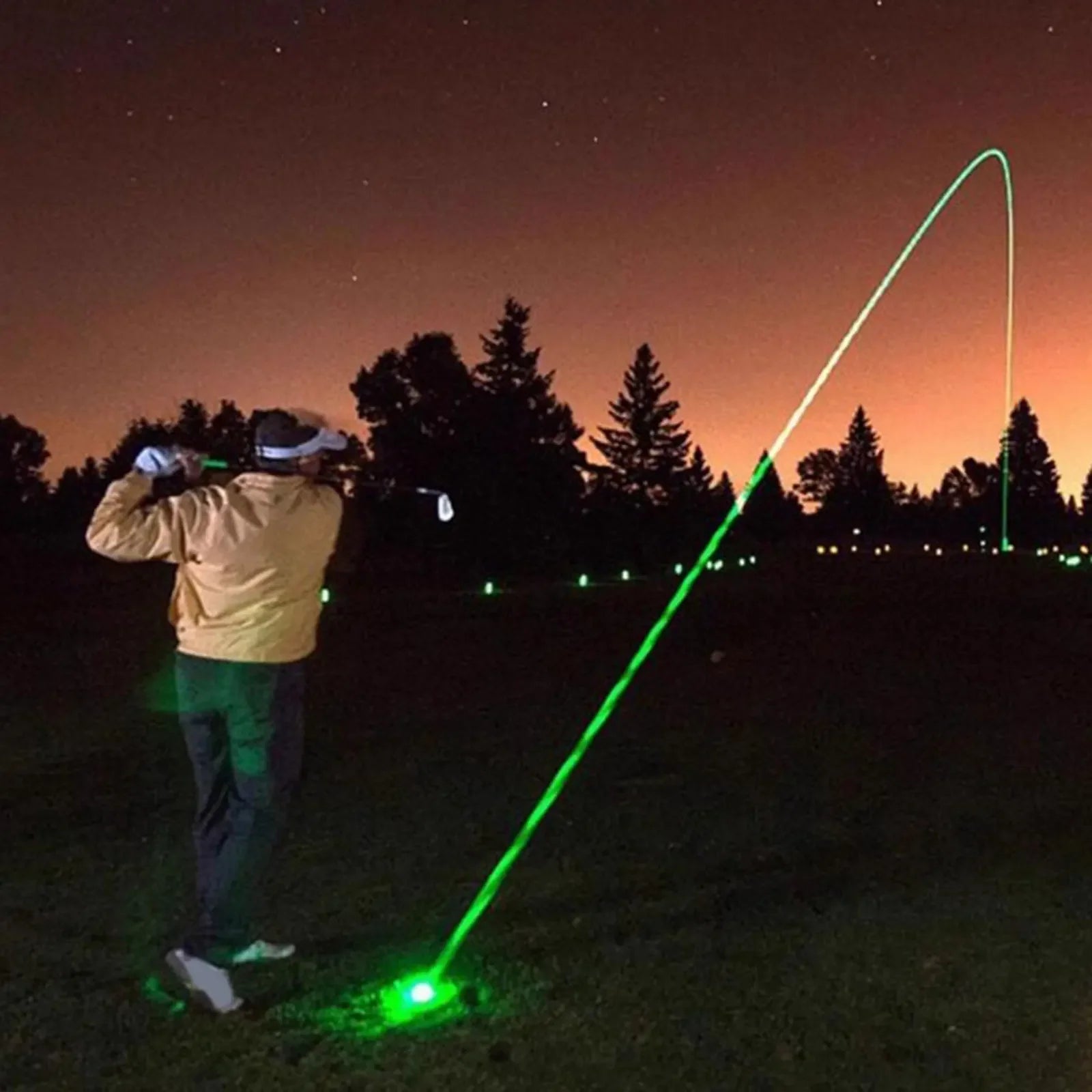 3/5pcs Luminous Night Golf Ball Bright Luminous Balls Glow in The Dark