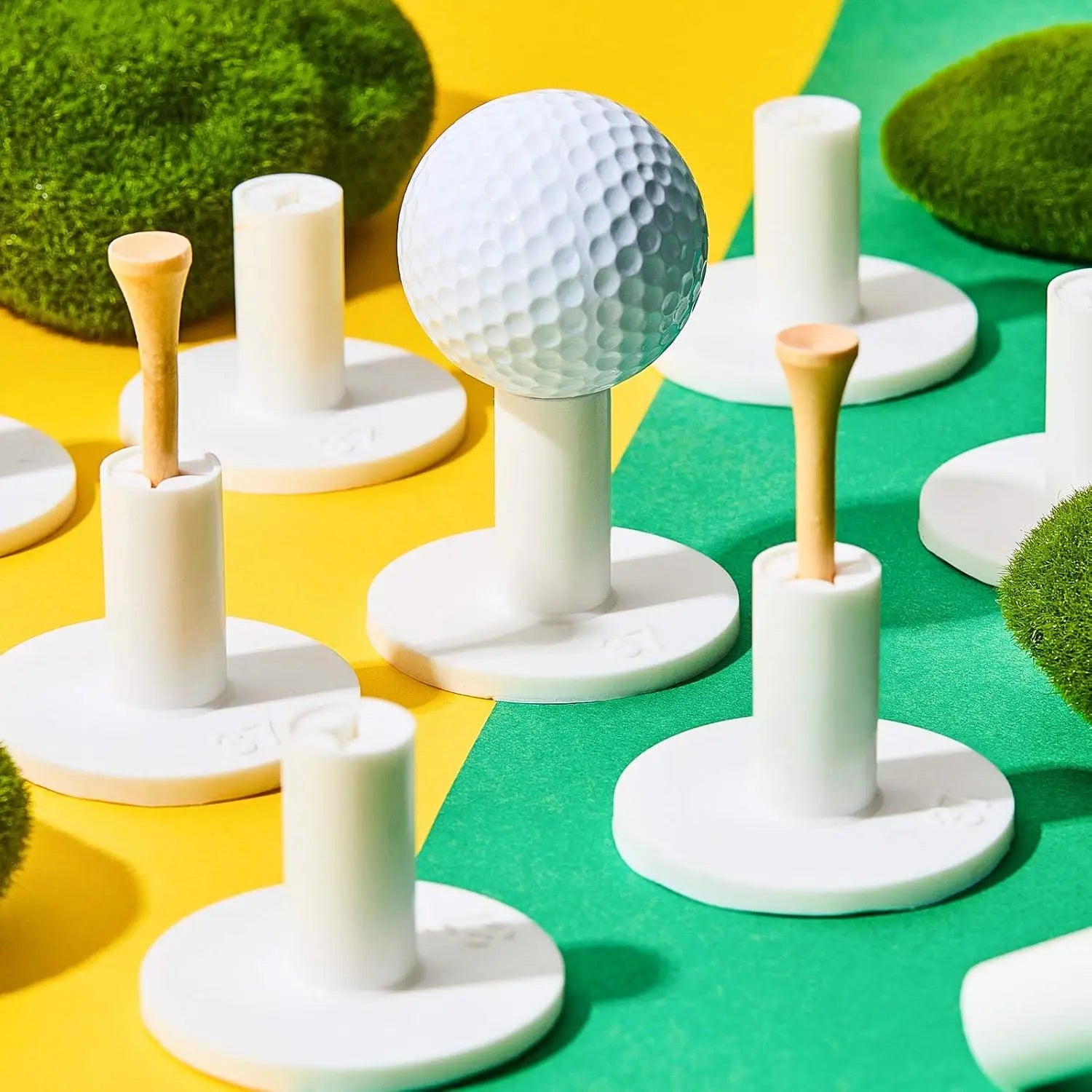 5pcs/pack Golf rubber tee Golf tee rubber cross soft Golf Rubber Tee