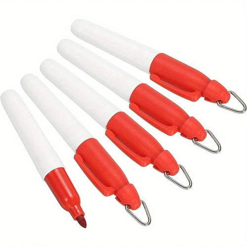 5/10 Pcs Mini Permanent Markers, Golf Ball Marker Pen With Keychain