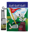 Breeze Decor BD-SP-GS-109043-IP-BO-D-US13-BD 13 x 18.5 in. Golf, G
