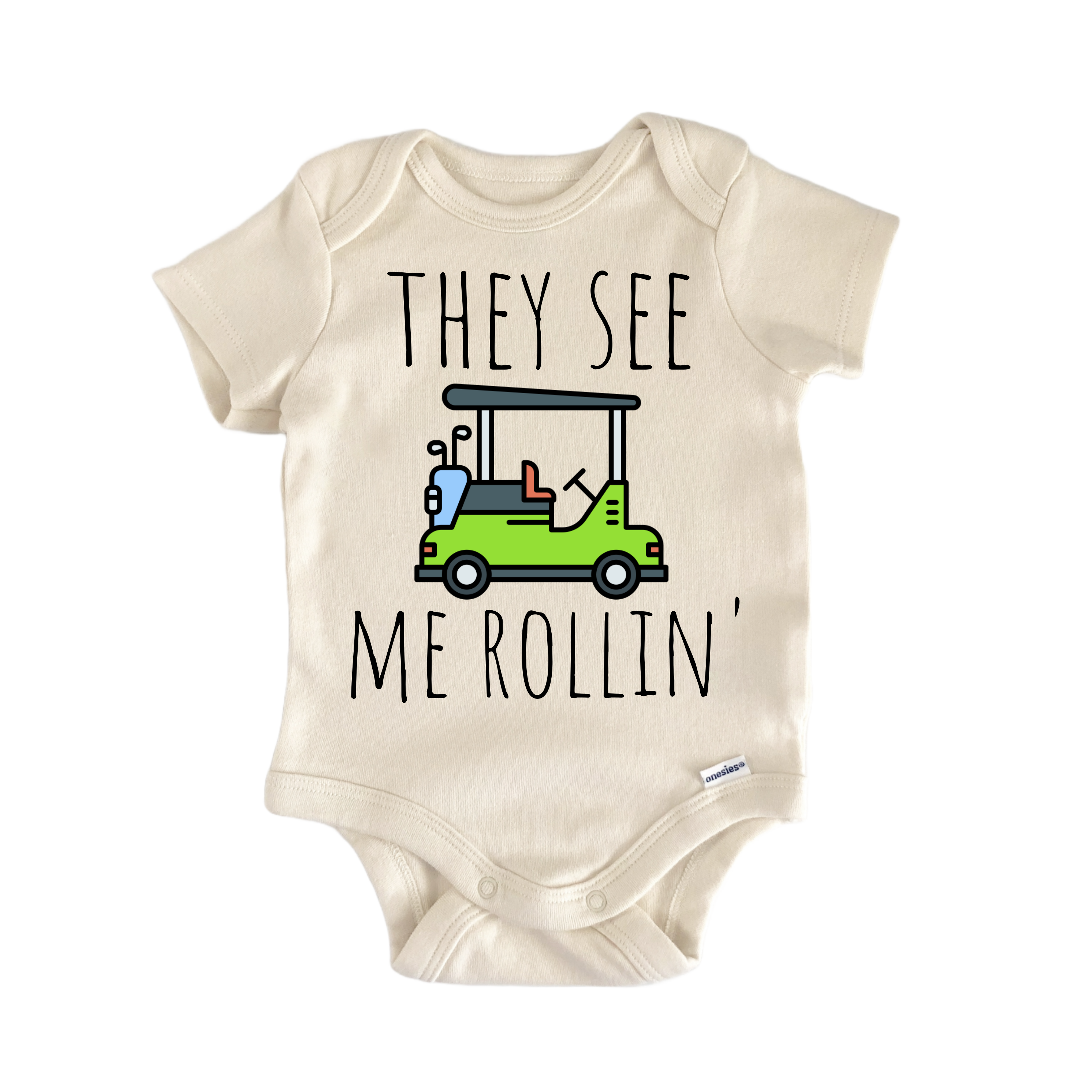 Golf Cart Golfing Sport - Baby Bodysuit