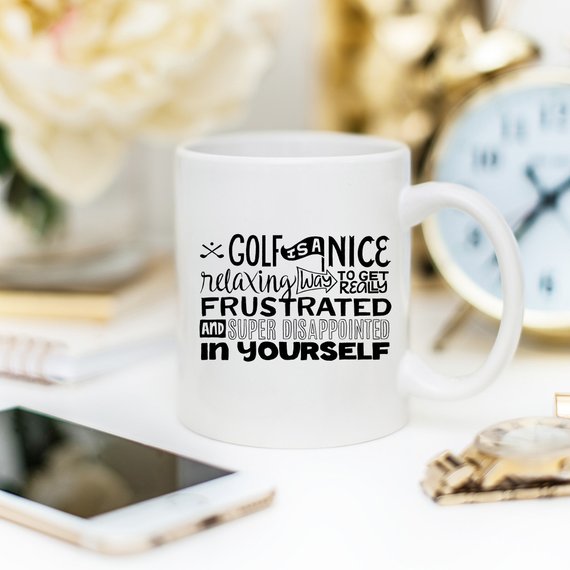 Golf Coffee Mug, Golf Pun, Father’s Day Gift, Golf