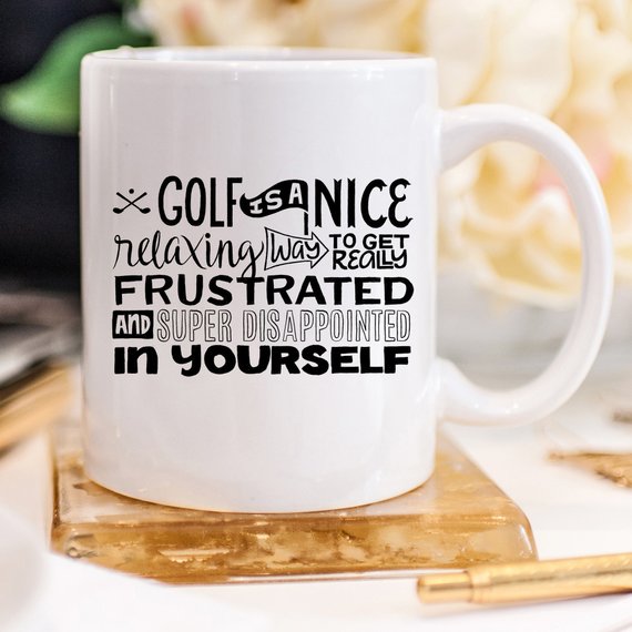 Golf Coffee Mug, Golf Pun, Father’s Day Gift, Golf