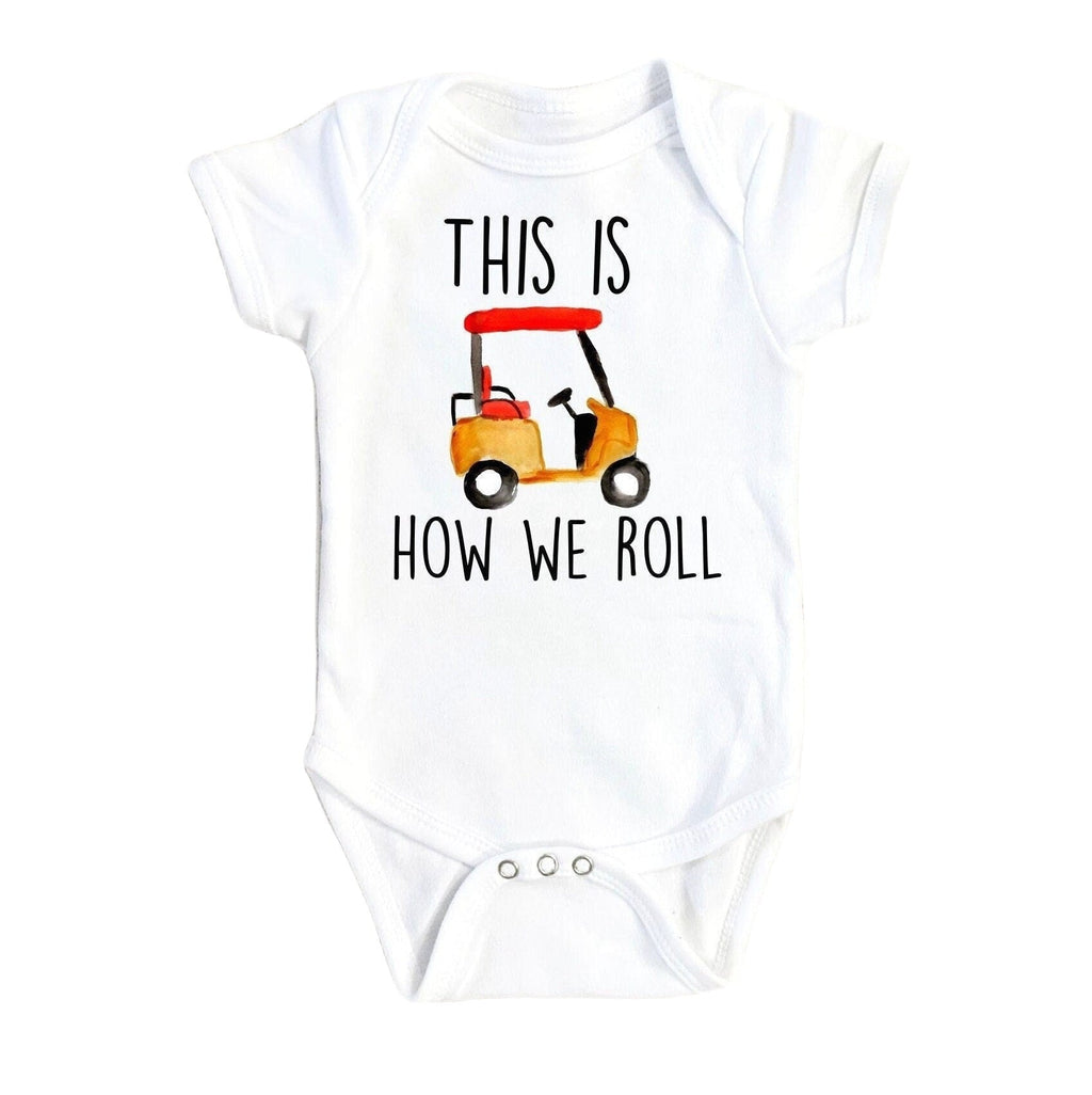 Golf Cart- Baby Boy Girl Clothes Infant Bodysuit Funny Cute Newborn