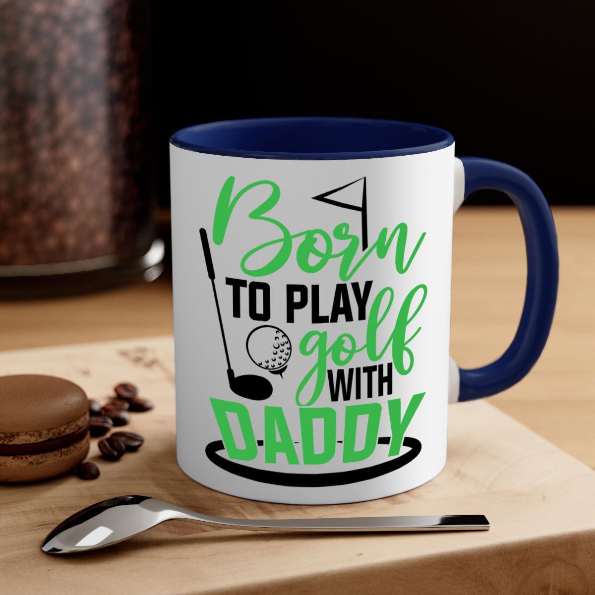 Born to play golf with daddy 1412#- golf-Mug / Coffee Cup