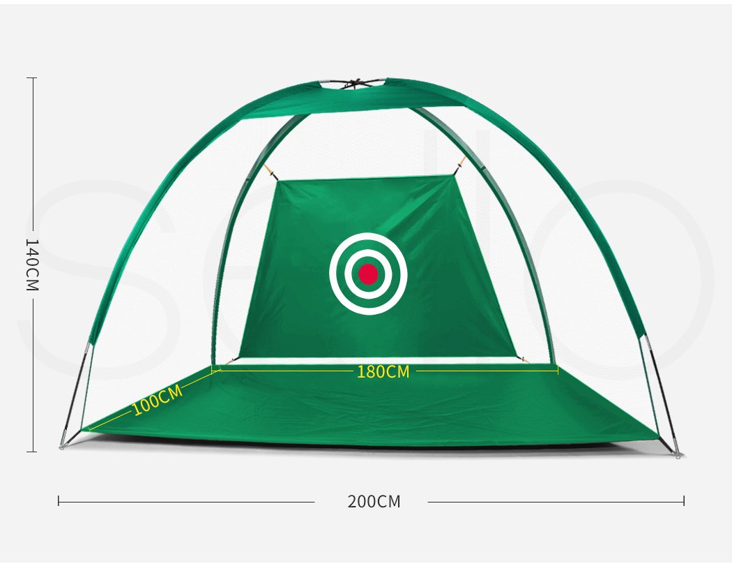 2M Golf Practice Net Hitting Nets Driving Netting Chipping Cage